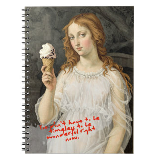 Venus + Icecream Sandro Botticelli Notebook Notitieboek