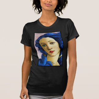 Venus in blauw t-shirt