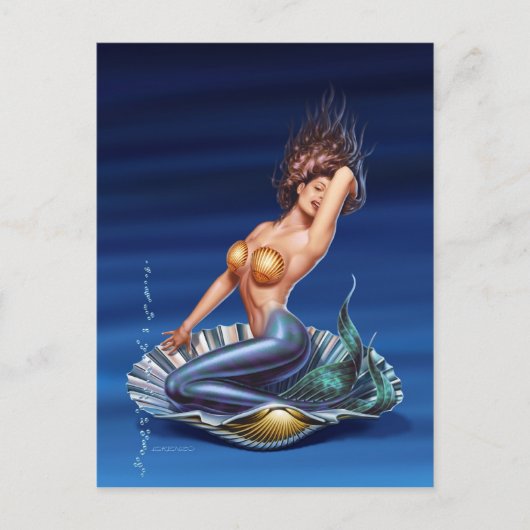 "Venus is terug" Briefkaart (Voorkant)