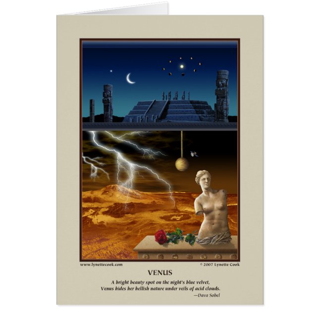 Venus-kaart (Voorkant)