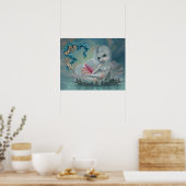 Venus met Cherubs ART PRINT low-art grote ogen (Keuken)