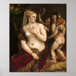 Venus met Mirror - Titian Fine Art Poster