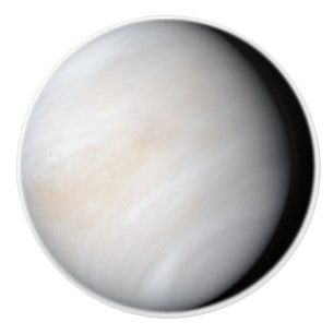 Venus met wolken keramische knop