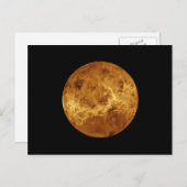 Venus NASA Planet Briefkaart (Voorkant / Achterkant)