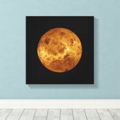 Venus NASA Planet Canvas Afdruk (Insitu (Houten vloer))
