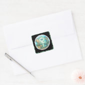 Venus Night Vierkante Sticker (Envelop)