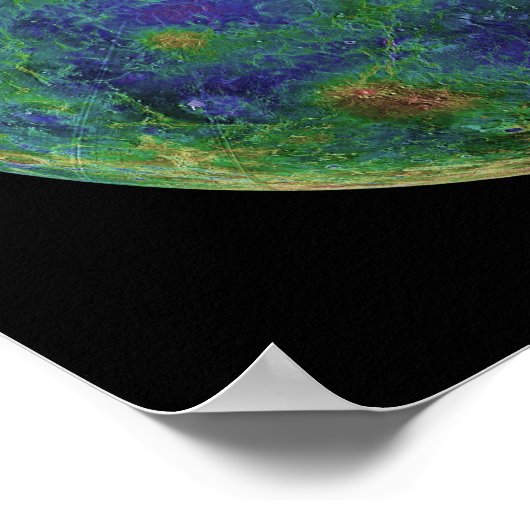 Venus op de zuidpool poster (Hoek)