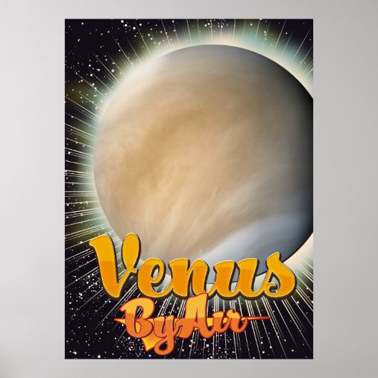 Venus per vliegtuig  poster (Voorkant)
