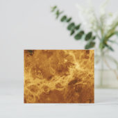 Venus Planet Foto Briefkaart (Staand voorkant)