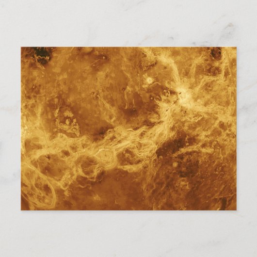 Venus Planet Foto Briefkaart (Voorkant)