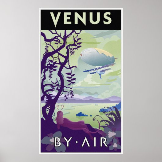 Venus-reisposter Poster (Voorkant)