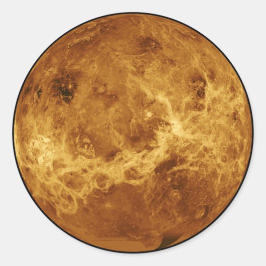 Venus Ronde Sticker (Voorkant)