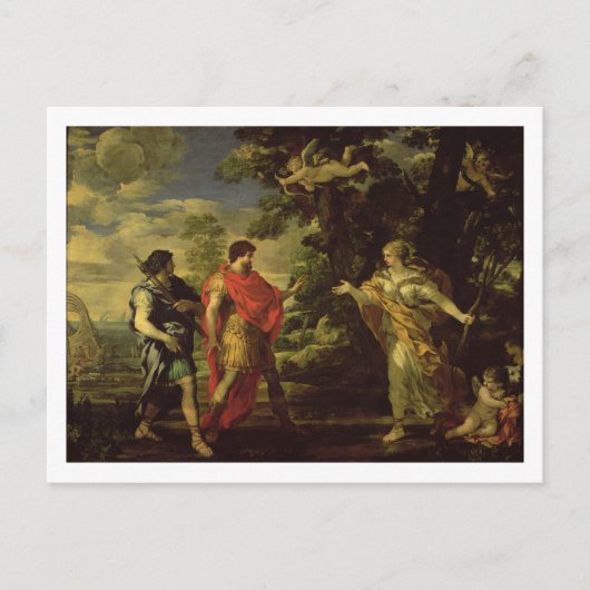 Venus schijnend naar Aeneas als Huntress, c.1635 ( Briefkaart (Voorkant)