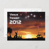 Venus Transit 2012 Briefkaart (Voorkant / Achterkant)