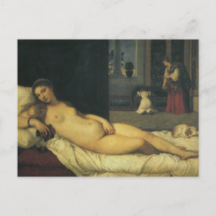 Venus van Urbino door Titiaan, renaissance Art Briefkaart