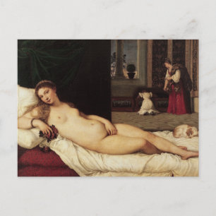 Venus van Urbino Titiaan 1538 Venetië Briefkaart