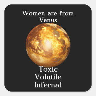 Venus Vierkante Sticker