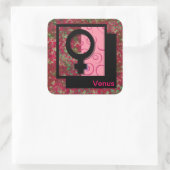 Venus Vierkante Sticker (Tas)