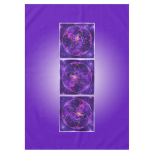 Venusblume violet universum + jouw ideeën tafelkleed