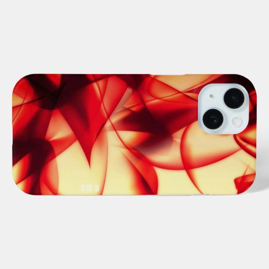 Venusval - Red Fire Abstract Case-Mate iPhone Case (Achterkant (horizontaal))