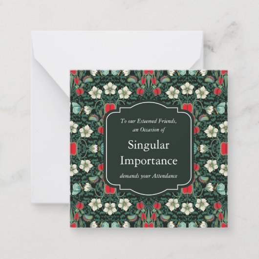 Venusvliegenval Victoraans gotisch mini Notitiekaartje (Voorkant)