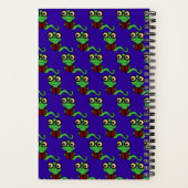 Ver de livre heureux violet (Verso)