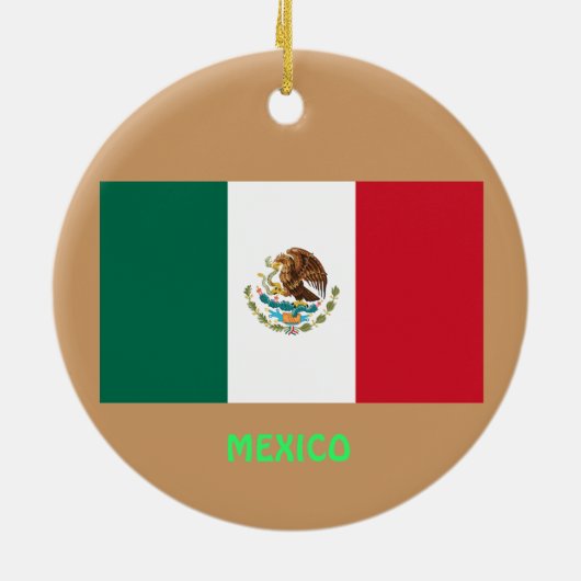 Vera Cruz, Mexico Custom Kerstversient Keramisch Ornament (Achterkant)