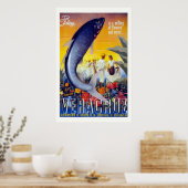 "Vera Cruz" Vintage Travel Poster (Keuken)