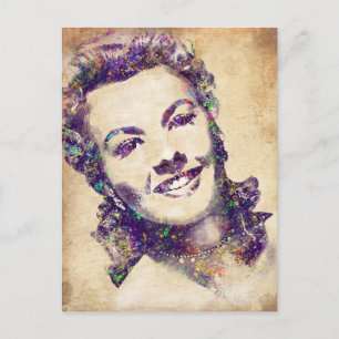 Vera-Ellen Briefkaart