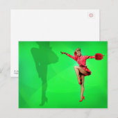 Vera-Ellen en haar benen briefkaart (Voorkant / Achterkant)