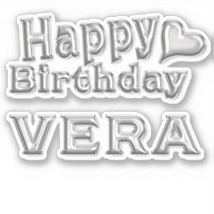 Vera Happy Birthday Autocollants