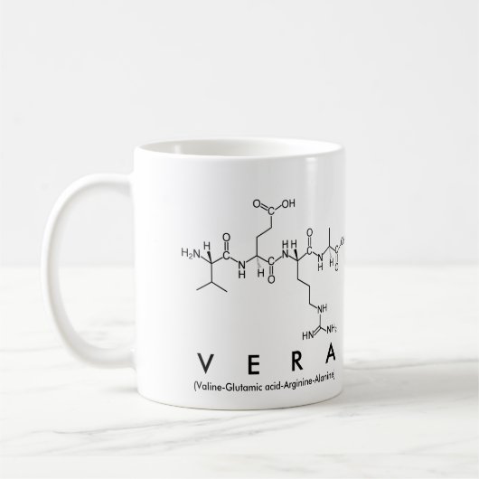 Vera peptide nom mug (Gauche)