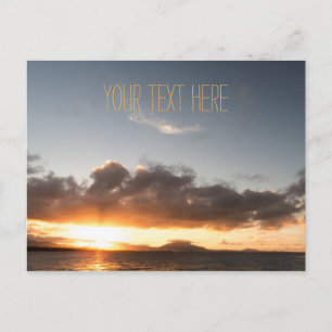 verafgelegen zonneset Dominicaanse Republiek Briefkaart