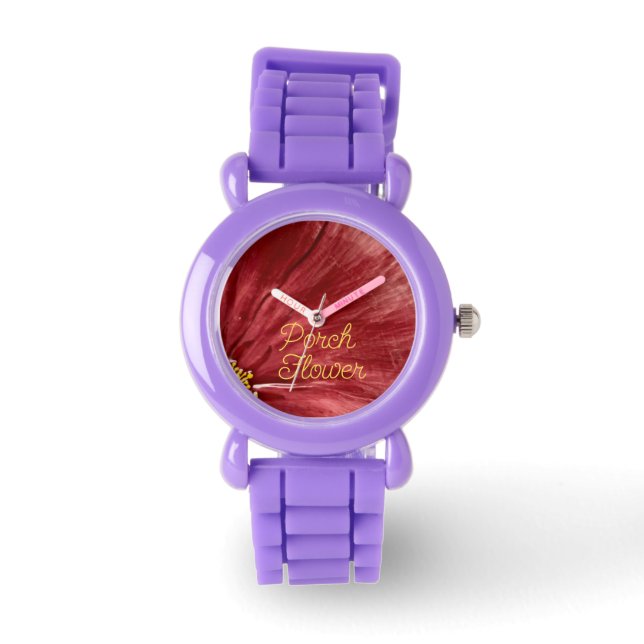 Veranda Bloem / Origineel / Horloge (Voorkant)