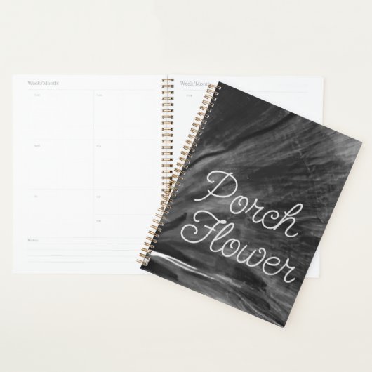 Veranda Bloem / Zwart-wit / Planner (Display)