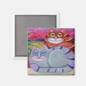 Véranda Cats Magnet (Recto/Verso)