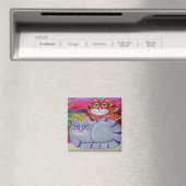 Véranda Cats Magnet (In Situ (Lave-vaisselle))