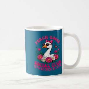Veranda gans sociale club moet gaan jurk gans lief koffiemok