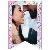 Verander Afbeelding Schattige Beer Verjaardag Vlaggetjes (Tweede vlag)