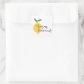 Verander citroenen in limonade Sticker (Tas)