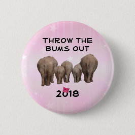 Verander datum naar 2020 Roze Pet Gooi de Bums Out Ronde Button 5,7 Cm
