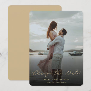 Verander de Datum Nieuwe Weddenschap met Foto Save The Date