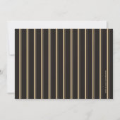 Verander de Datum Retro Lijst Art Deco Dark Kaart (Achterkant)
