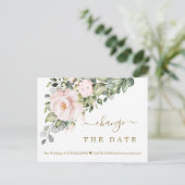 Verander de Datum Roze Band Briefkaart (Staand voorkant)