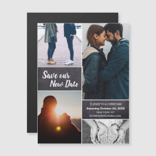 Verander de Datum sparen onze Nieuwe Foto van de W Magnetische Uitnodiging