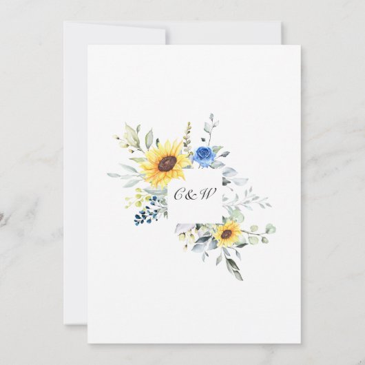 Verander de Datum Uitgestelde Elegant Eucalyptus Kaart (Achterkant)