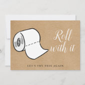 Verander de Datum Uitgestelde Geannuleerde Rustic Save The Date (Voorkant)