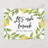 Verander de Datum Uitgestelde Leemons Greenery Briefkaart (Voorkant)