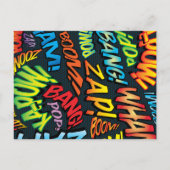 Verander de datum van de stripboek bruiloft uitste aankondigingskaart (Achterkant)