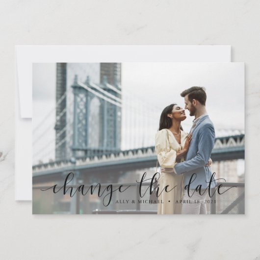 Verander de datumkaart kaart (Voorkant)